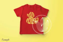 Seven Months Old SVG yellow baby duck lettering design Product Image 3