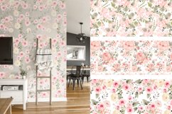 Watercolor BLOOMING flowers 146 PNG Product Image 8