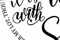It is Well With My Soul - Christian Hymn SVG DXF Cut File Product Image 9