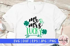 Mr & Mrs Lucky - St. Patrick's Day SVG EPS DXF PNG Product Image 1