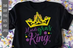 Mardi Gras Couples Shirts Svg. Mardi Gras King And Queen Svg Product Image 2