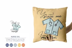Nurse SVG | You Can't Scare Me, I am a Nurse Product Image 1