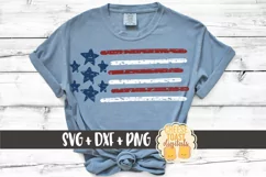 Fourth of July SVG | Distressed United States Flag Product Image 1