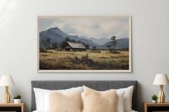 Mountain Farm Landscape Wall Art Painting Product Image 5