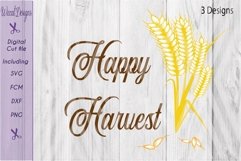 Happy Fall, Thankful, Blessed, quotes, Harvest, wheat Product Image 3