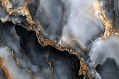 Black Grey Marble Texture with Gold Veins Product Image 1