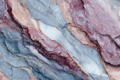 Luxury Pink Blue Marble with Gold Veins Product Image 1