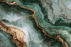 Luxury Green Agate Marble with Gold Veins Product Image 1