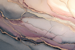 Luxury Blush Pink and Grey Marble with Gold Veins Product Image 1
