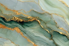Luxury Green Agate Marble with Gold Veins Product Image 1