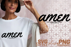 4x Christian Quotes Amen To Grace SVG Cut Files Healing Time Product Image 2