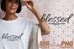 4x Christian Quotes Blessed Rest SVG Cut Files Hope Trust Product Image 2