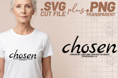 4x Christian Quotes Chosen Wisdom SVG Cut Files Light Grace Product Image 2