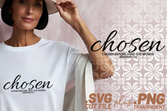 4x Inspirational Quotes Chosen Glory SVG Cut Files Mercy Product Image 2