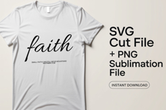 4x Christian Faith Blessed SVG Cut Files Jesus Mercy Quotes Product Image 2