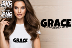 4x Christian Quotes Grace Faith SVG Cut Files Pray More Product Image 2