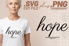 4x Christian Quotes Hope Peace SVG Cut Files Midnight Noise Product Image 2