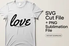 4x Inspirational Quotes Love Pray Faith SVG Cut Files Prayer Product Image 2