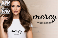 4x Religious Quotes Mercy Peace SVG Cut Files Trust Tees Art Product Image 2