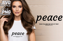 4x Religious Quotes Forgiven Peace SVG Cut Files Worship Art Product Image 2