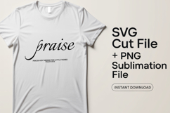 4x Christian Quotes New Mercy SVG Cut Files Praise Revive Product Image 2