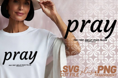 4x Christian Quotes Pray Saved SVG Cut Files God Doors DIY Product Image 2