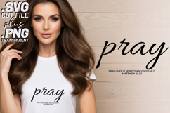 4x Christian Quotes Pray Anchor SVG Cut Files Loved Crafts Product Image 5