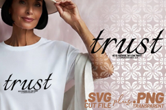 4x Religious Quotes Trust Patience SVG Cut Files Rest Holy Product Image 5