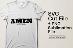 4x Christian Quotes Amen SVG Cut Files Hope Anchored Product Image 2