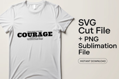4x Religious Quotes Courage Peace SVG Cut Files Joy Blessed Product Image 5