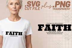 4x Christian Quotes Faith Hope SVG Cut Files Butterfly Step Product Image 2