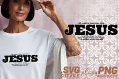 4x Christian Jesus Hope Peace SVG Cut Files Faith Quotes Product Image 2