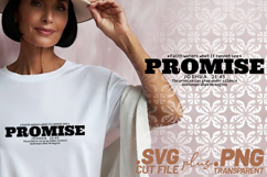 4x Inspirational Quotes Promise Trust SVG Cut Files God Pray Product Image 2