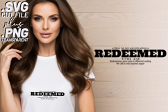 4x Religious Quotes Redeemed Joy SVG Cut Files Hope Art DIYS Product Image 2