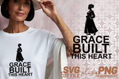 4x Christian Quotes Grace Trust SVG Cut Files Purpose Heart Product Image 2