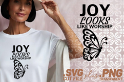 4x Christian Quotes Love Blooms Here SVG Cut Files Tees Product Image 2
