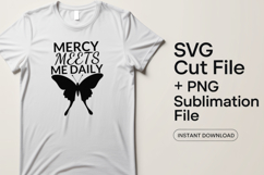 4x Christian Quotes Faith Mercy SVG Cut Files Empty Tomb Product Image 2