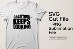 4x Christian Quotes Gratitude Keeps SVG Cut Files Amen Hope Product Image 2
