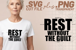 4x Inspirational Quotes Blessed Forgiven SVG Cut Files Rest Product Image 2