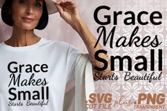 4x Christian Quotes Grace Faith SVG Cut Files Mercy Hopeful Product Image 2