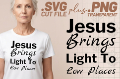 4x Christian Quotes Jesus Light SVG Cut Files Patience Hope Product Image 2