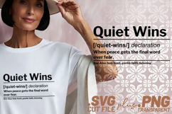 4x Christian Quotes Quiet Wins Joy SVG Cut Files Daily Bread Product Image 2