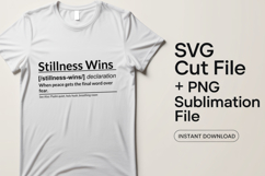 4x Christian Quotes Stillness Wins SVG Cut Files Believe Product Image 2