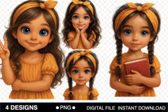 Little Girl Juneteenth Clipart,Black Girl Magic Juneteenth P Product Image 1