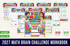 2027 Math Brain Challenge Workbook Product Image 1
