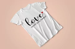 Love Is All You Need Valentine's Day SVG Cricut File Product Image 2