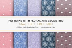 Patterns With Floral And Geometric Product Image 1