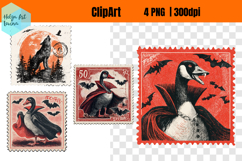 ClipArt | Retro Halloween Sublimation Product Image 1