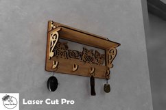 Owl Key Holder Wall Rustic Home Decor for Entryway Mudroom Product Image 1