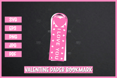 7 Valentine Bookmarks Paper cut SVG Product Image 2